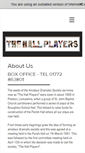 Mobile Screenshot of hallplayers.org.uk